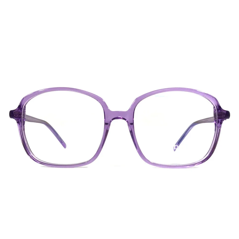 Tom Davies Eyeglasses Frames TD750 Col. 2255 Transparent Clear Purple 52-17-140